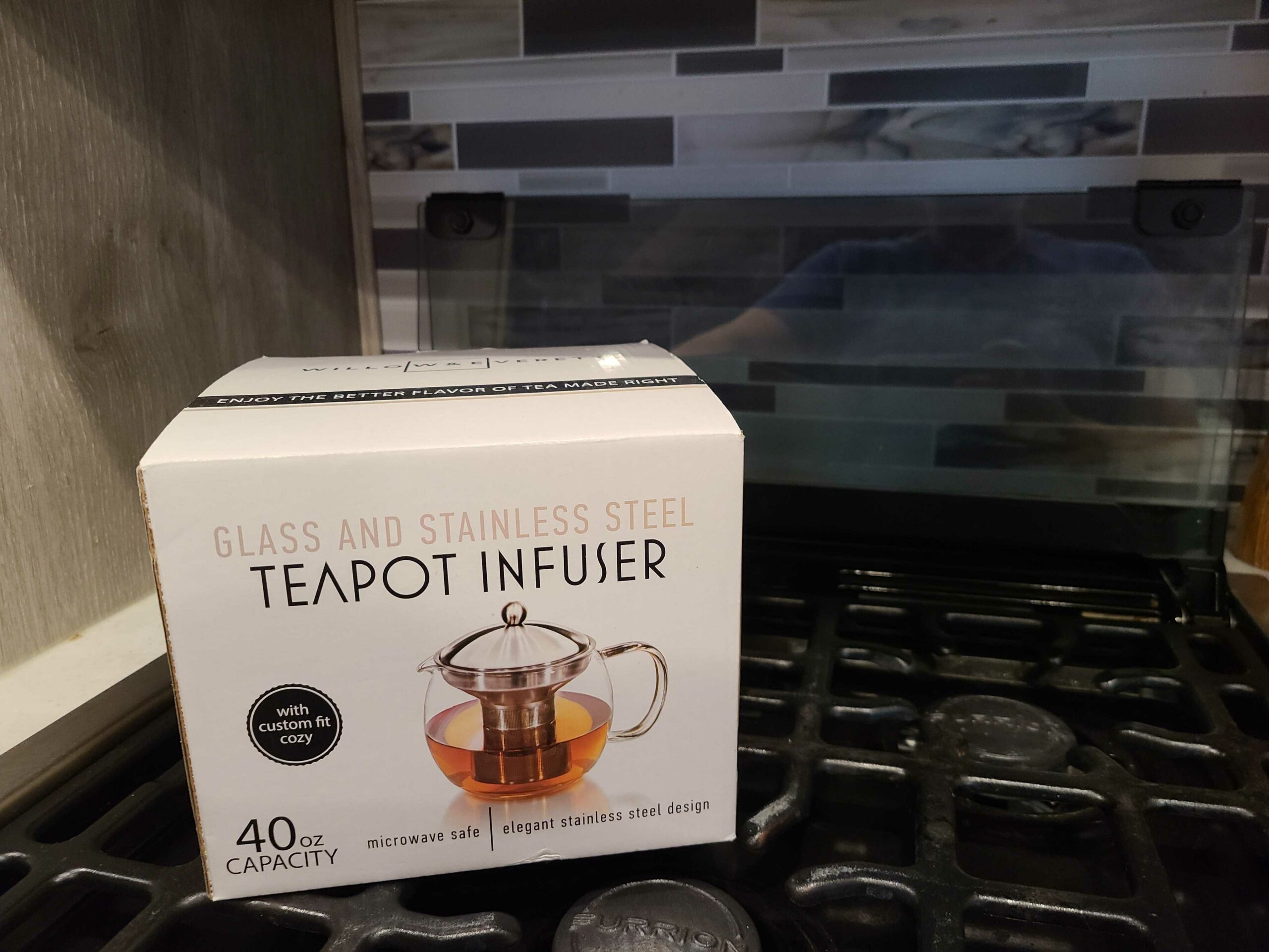 Willow and Everett Tea Pot Infuser in box
