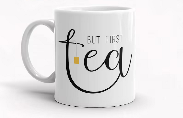 “But First Tea” Tea Mug