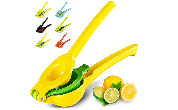 Zulay Metal 2-in-2 Lemon Lime Squeezer