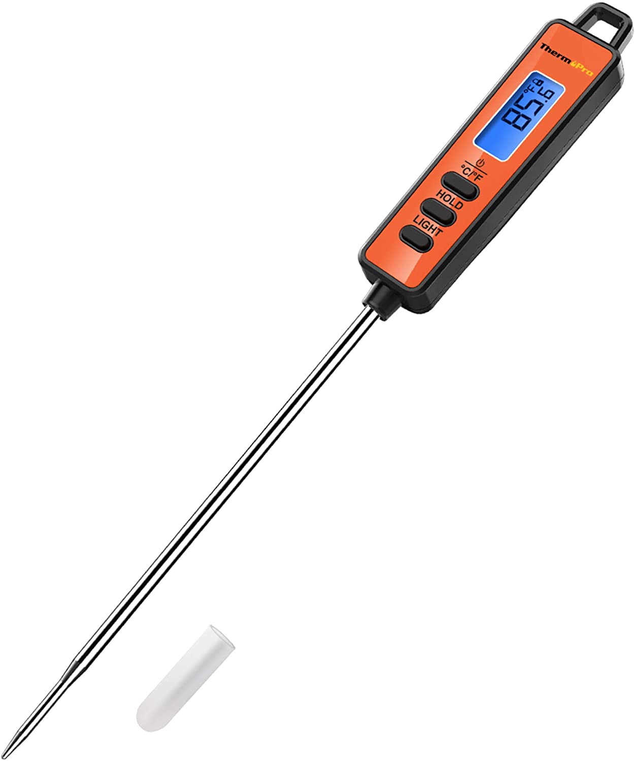 digital meat thermometer with long probe