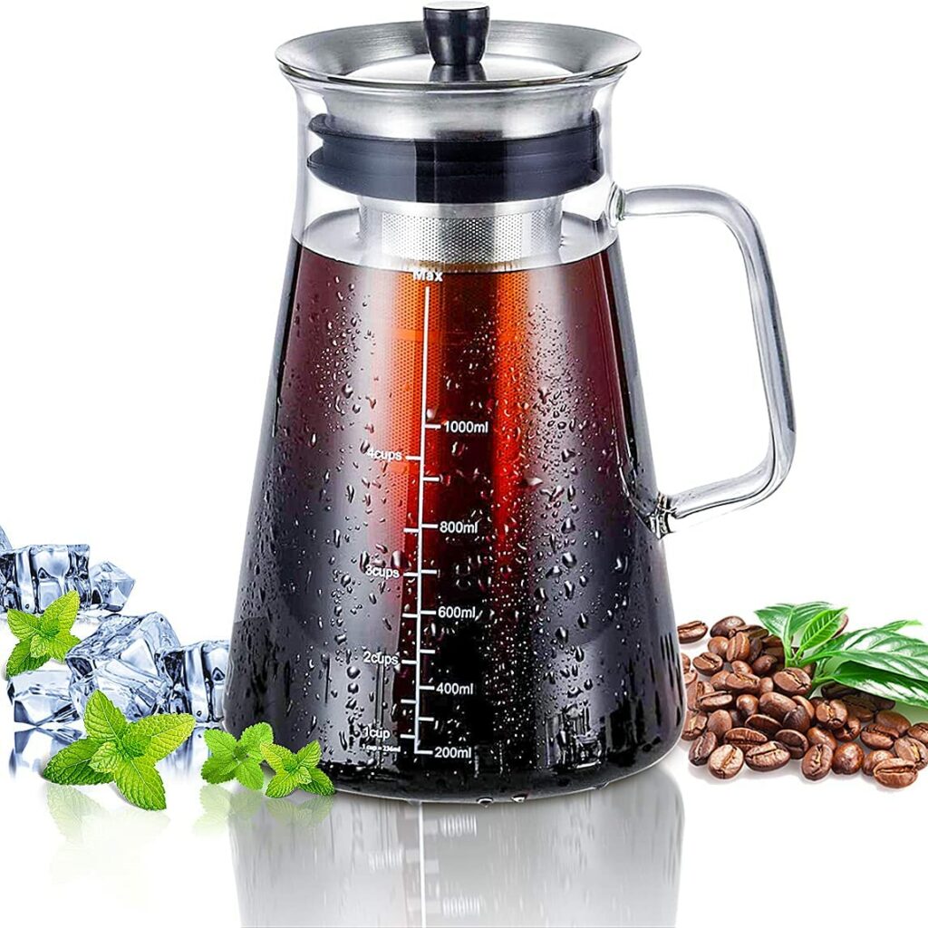 Aquach Cold Brew Coffee Maker shaped like science beaker