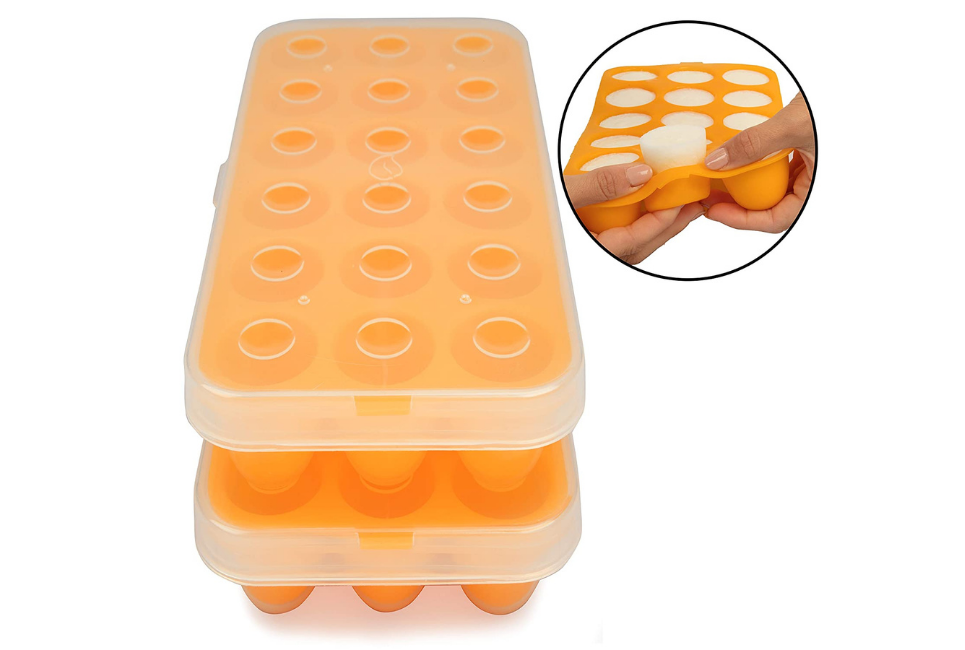 Sprout Cups Silicone Baby Food Storage Tray