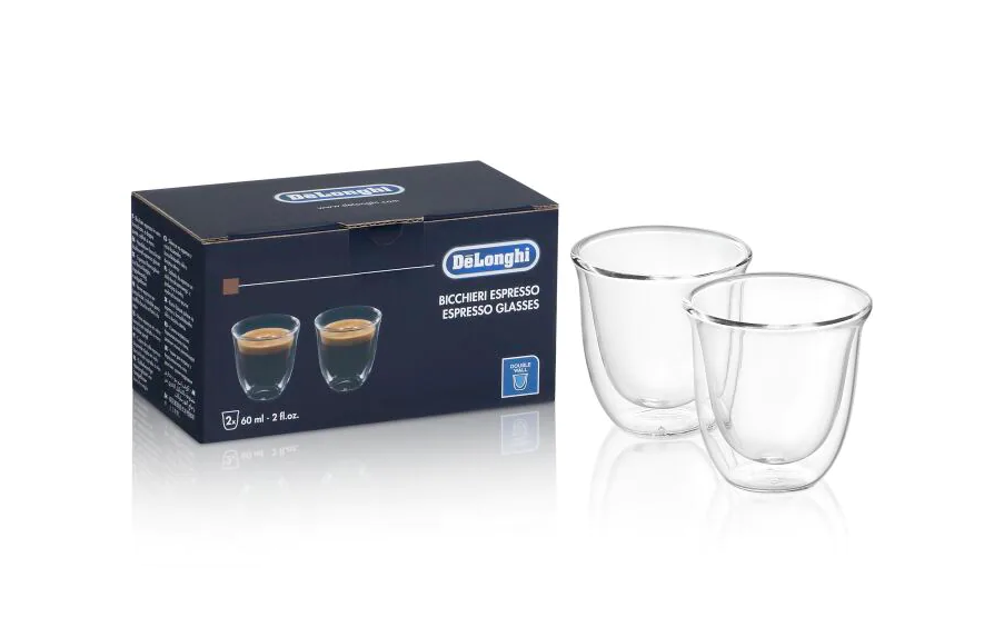 DeLonghi Double Walled Thermo Espresso Glasses
