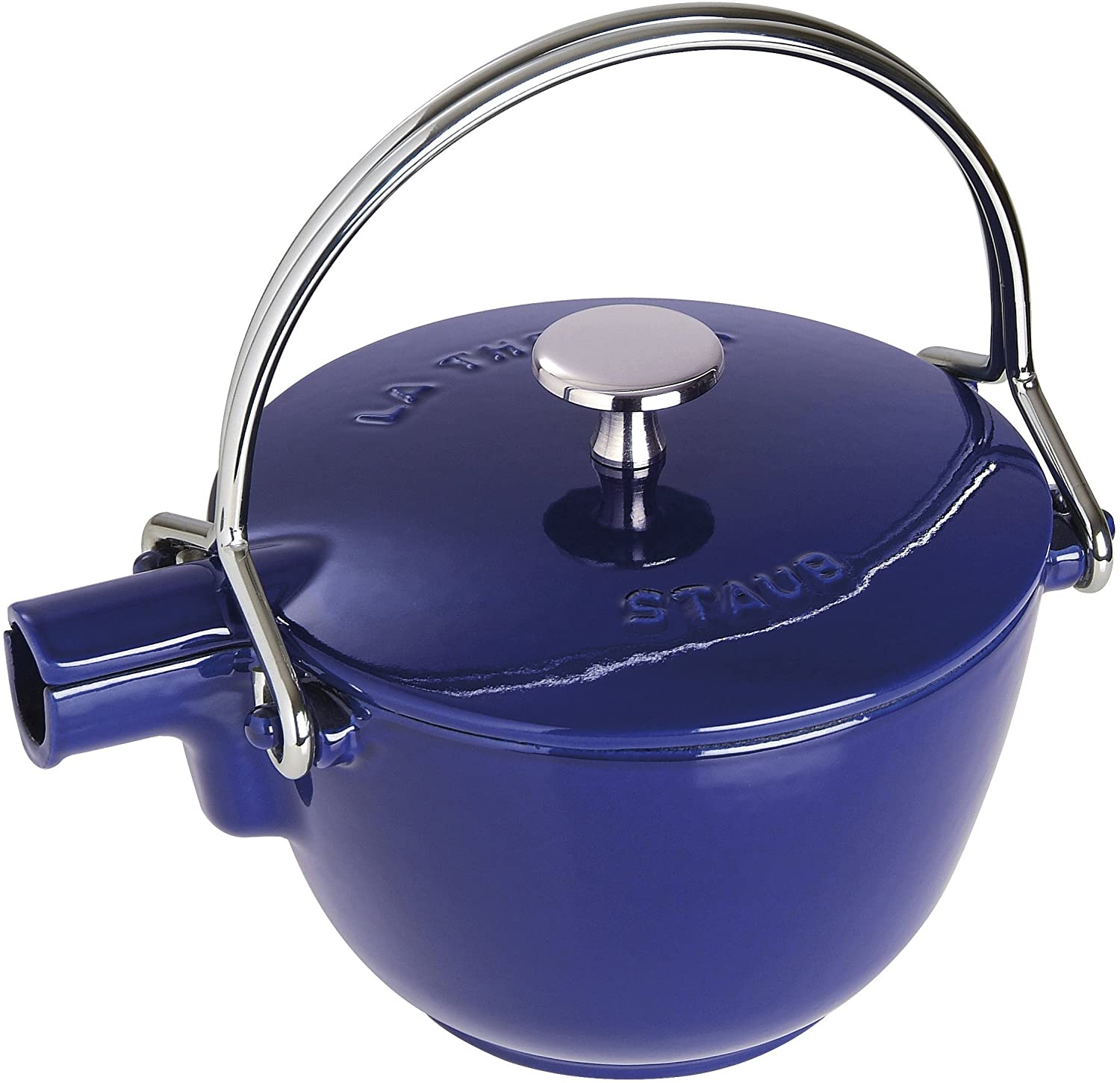 blue staub tea kettle