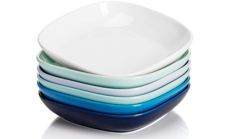 Sweese Porcelain Square Pasta Bowls