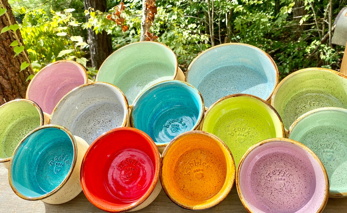 personalized custom pet bowls