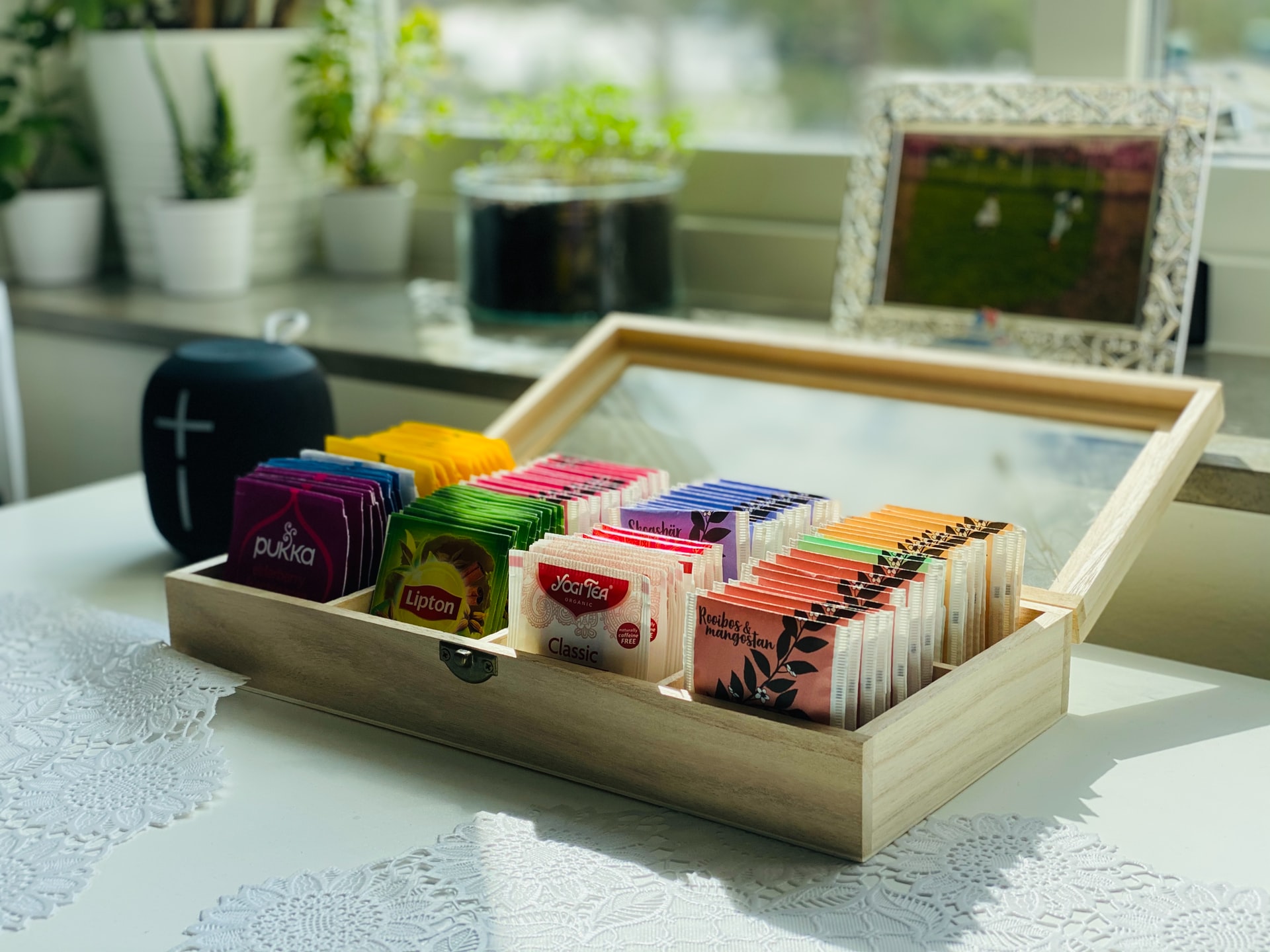tea box organizer